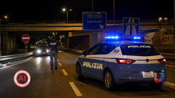 Contromano sulla SS 3-bis, 29enne ebbro: scatta una denuncia