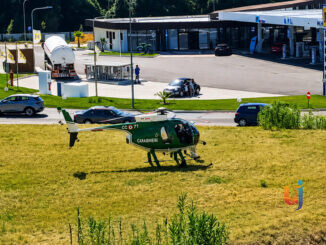 Carabinieri, elicottero atterra a Ellera forse volo scuola