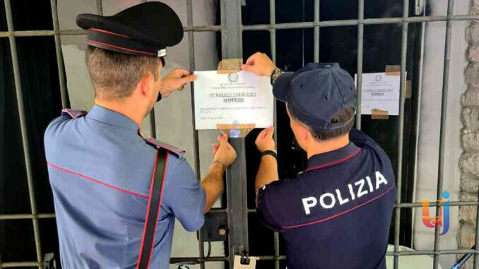 Locale sospeso 30 giorni a Stroncone, provvedimento Questore