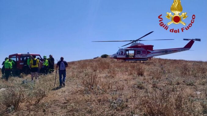 Malore sul Monte Tezio, escursionista recuperato da pompieri