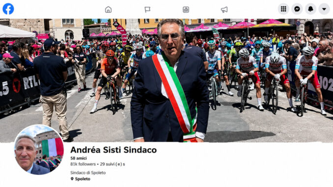 Falso profilo Facebook del sindaco Andrea Sisti, scatta la denuncia