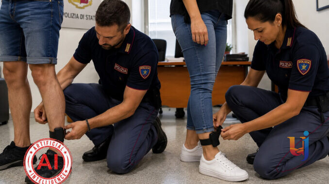 Foligno, braccialetto elettronico per un 38enne e sua moglie