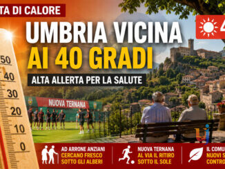 Ondata di caldo, Umbria sfiora 40 gradi: cresce l'allerta sanitaria