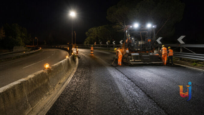 E45, lavori notturni a Collestrada: deviazioni per tre notti