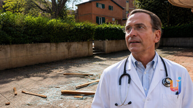 Esplosione palazzina a Perugia: primo intervento medico di Rosi