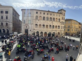 Moto Incontro Fabio Celaia, oltre 300 motociclisti a Perugia
