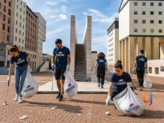 Plastic Free torna in azione in piazza del Bacio a Fontivegge