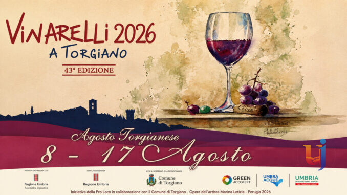 Vinarelli 2026 celebra arte, vino e solidarietà a Torgiano