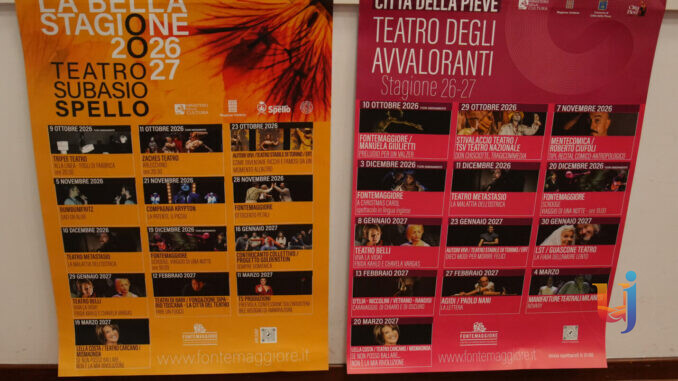 Fontemaggiore, tre città unite dal progetto teatrale 2026-27