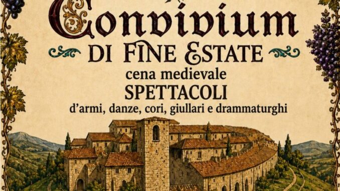 Convivium di fine estate al borgo di Collestrada
