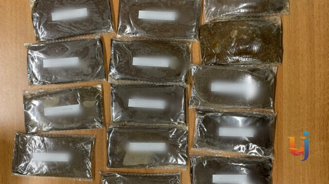 Pacco con 745 grammi di hashish, arrestato un 35enne