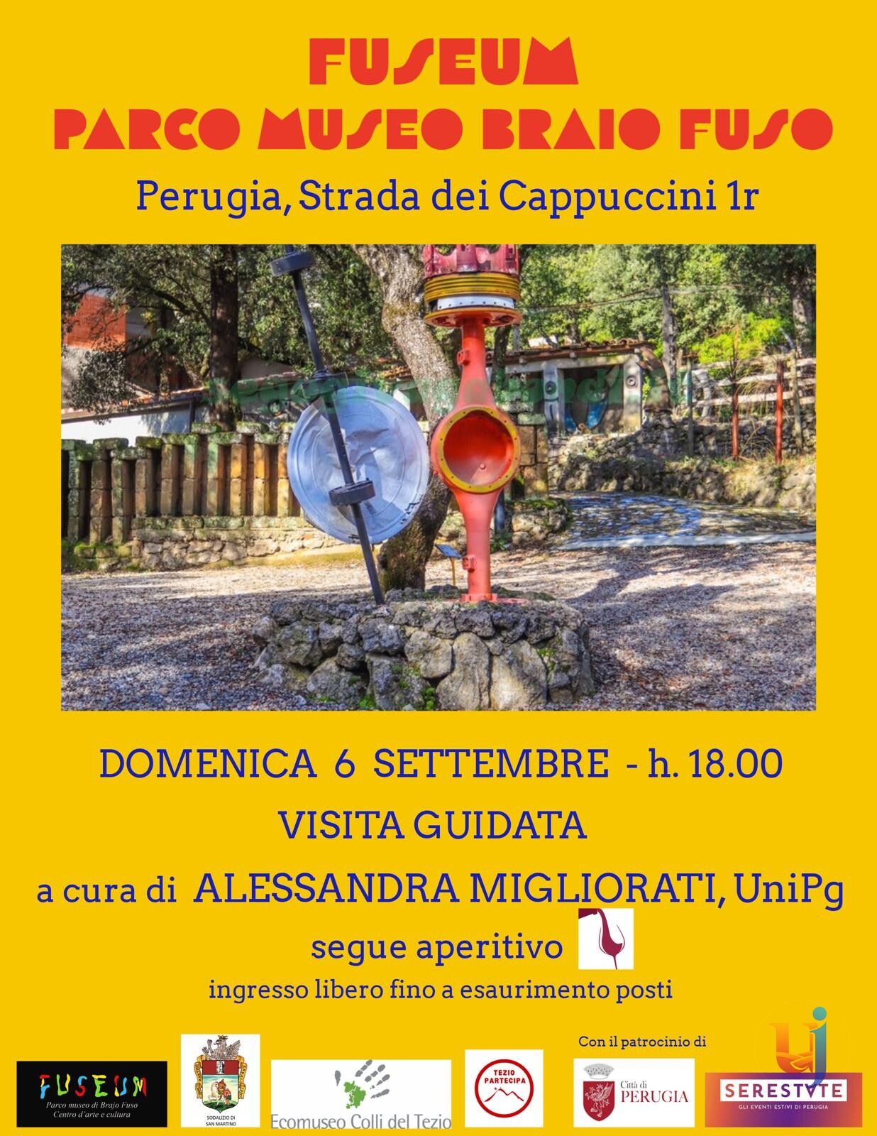 Fuseum visita guidata con Alessandra Migliorati nel parco museo