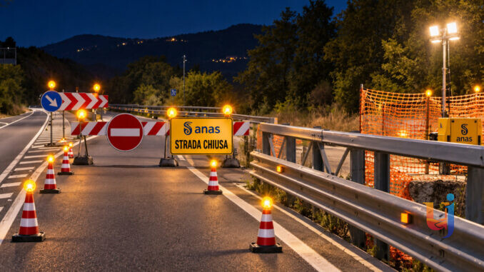 Statale 318, 2 chiusure notturne e quattro corsie a novembre