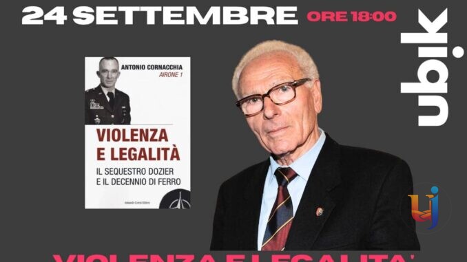 Il generale Antonio Cornacchia presenta il suo libro alla Ubik