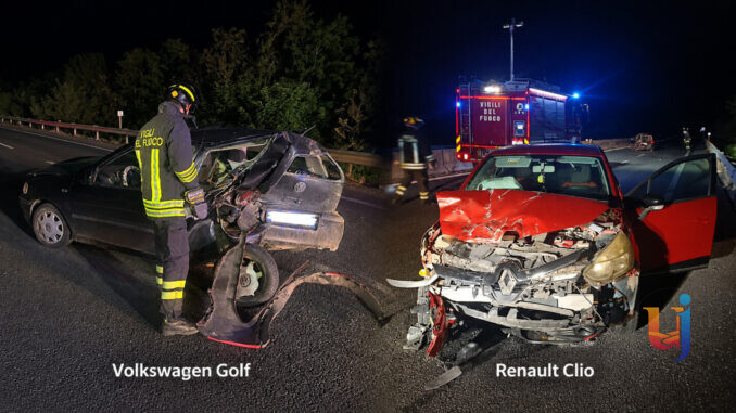 Schianto sulla E45, quattro feriti estratti dalle auto a Umbertide