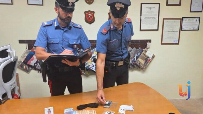 Cocaina nascosta tra i cespugli, arrestato un ragazzo 24enne