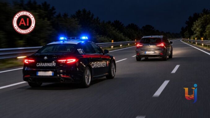 Fugge all’alt dei Carabinieri e tampona un’auto: denunciata!