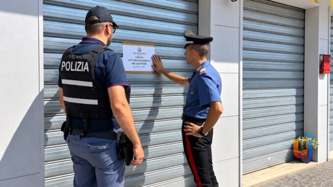 Circolo chiuso per dieci giorni dopo controlli, liti e rissa