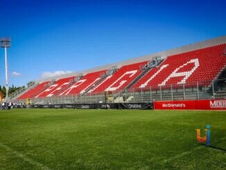 Stadio Curi: terminati i lavori nella Tribuna Est