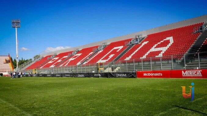 Stadio Curi: terminati i lavori nella Tribuna Est