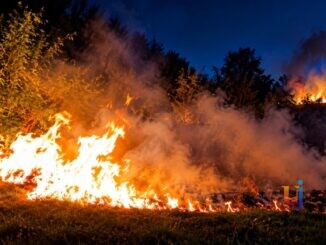Nuovo incendio a Bastia, fiamme ancora lungo il percorso verde