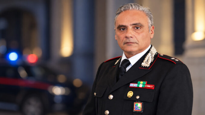 Luca Pejrani è il comandante investigativo dell'Arma a Terni