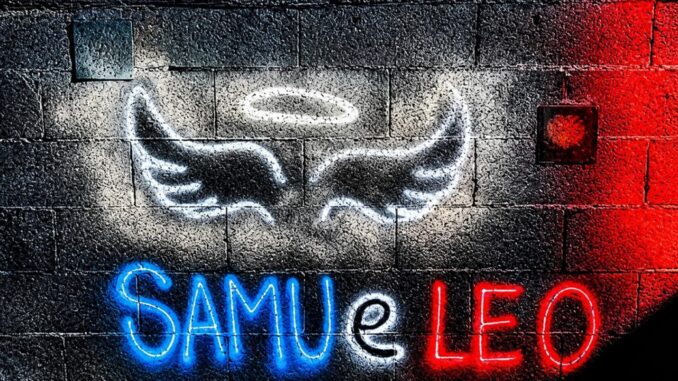 Un murale per Samuele e Leonardo, il ricordo degli amici