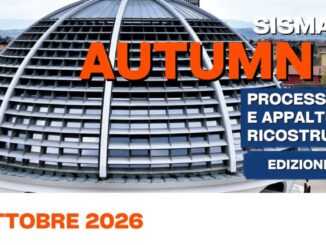 Autumn Camp su appalti e ricostruzione, tre giorni a Foligno