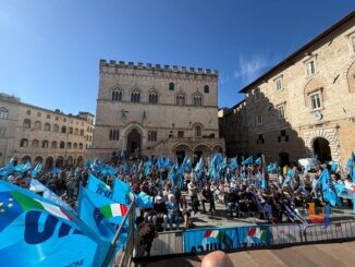 Fisco e sanità, la Uil mobilita piazza IV Novembre a Perugia