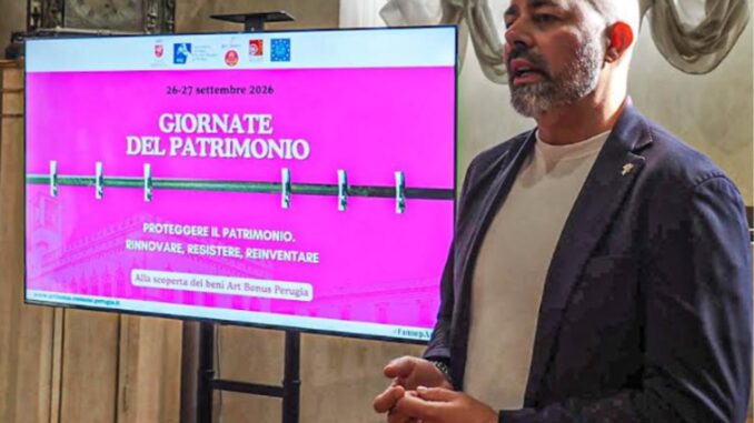 Art Bonus Perugia: al via l'iniziativa Patrimoni in cammino