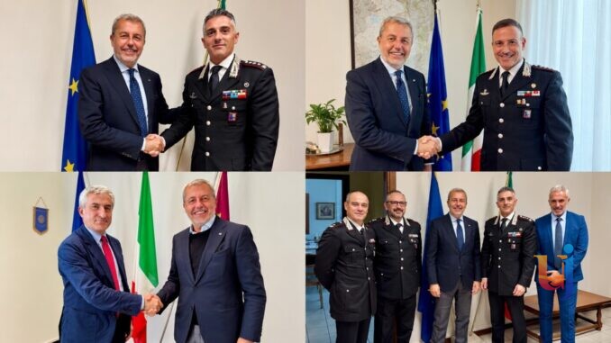Sicurezza, Nevi incontra i vertici di Polizia e Carabinieri