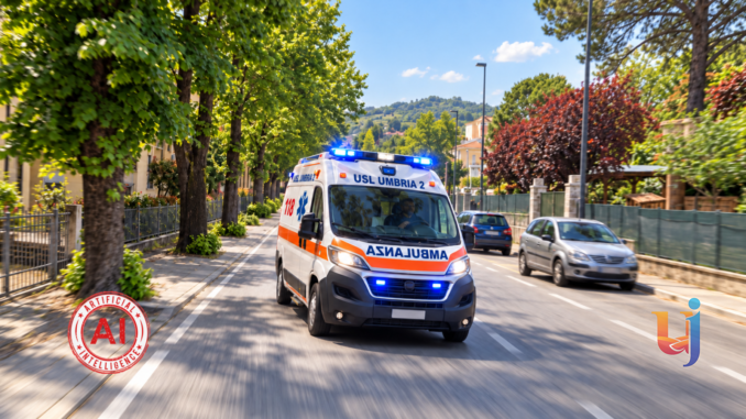 Suv investe due operai a Spoleto, uno è ferito in modo grave
