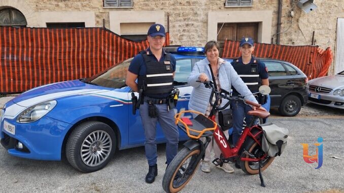 Bici elettrica rubata a Foligno, denunciato un 43enne