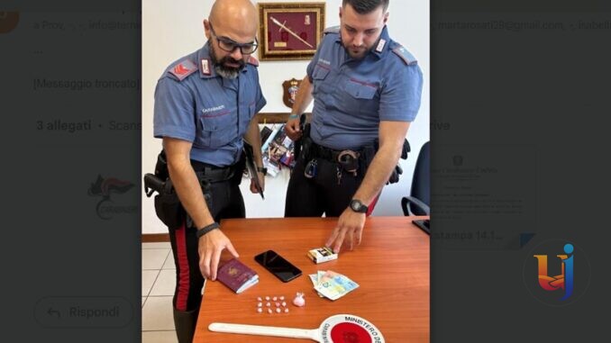 Cocaina porta a porta, due giovani arrestati dai Carabinieri