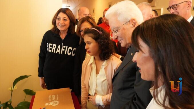 Le ceramiche del Serafico omaggio dell’Umbria per Mattarella