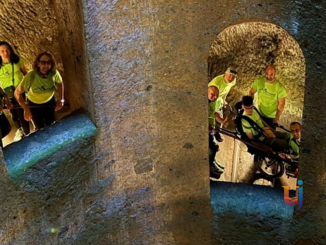 Pozzo di San Patrizio, sette giovani superano i suoi scalini