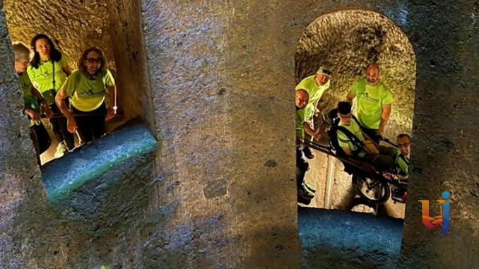 Pozzo di San Patrizio, sette giovani superano i suoi scalini