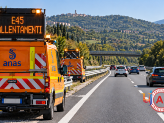 Camion in panne sulla Tiberina, rallentamenti a San Giustino