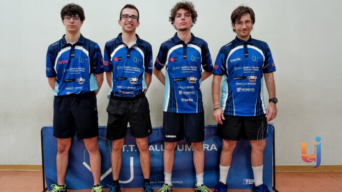 Tennistavolo, Valle Umbra torna in C1 con squadra 100% umbra